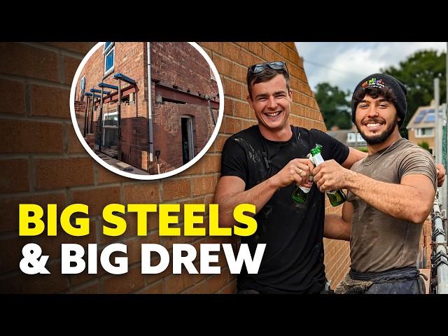 Extension- BIG Steels with Drew  #construction #homeimprovement