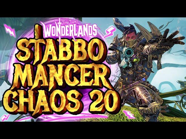 Wonderlands: Chaos 20 Stabbomancer/Spore Warden Crit Build! Best Chaos Chambers Build! (+Save)