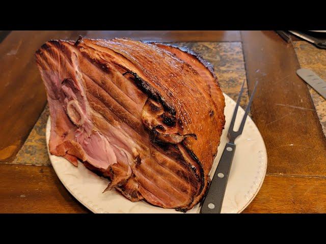 Double Smoked Gold Sauce Glazed Spiral-Cut Ham