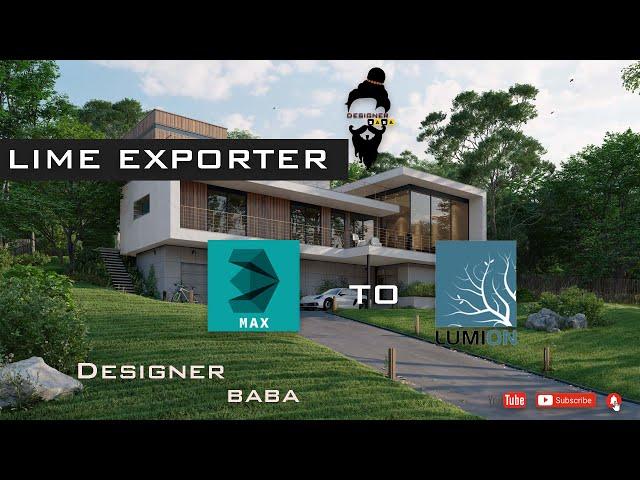 How to Export from 3ds Max to Lumion Fast & Easy with all textures applied with Lime Exporter Plugin