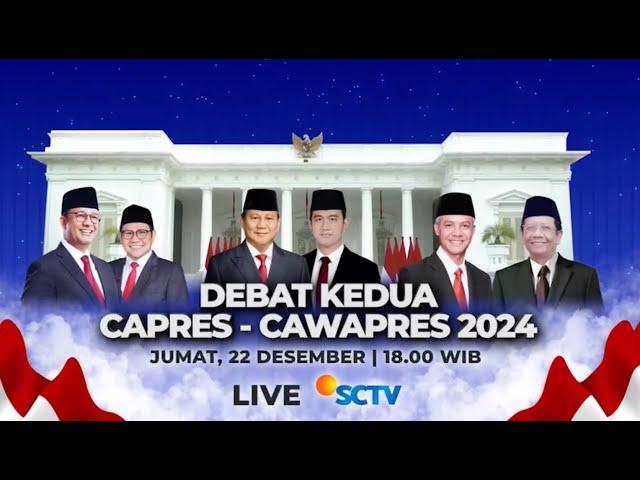 Makin Sengit, Saksikan Debat Kedua Capres dan Cawapres Pemilu 2024 - Jumat, 22 Des Pukul 18.00 WIB