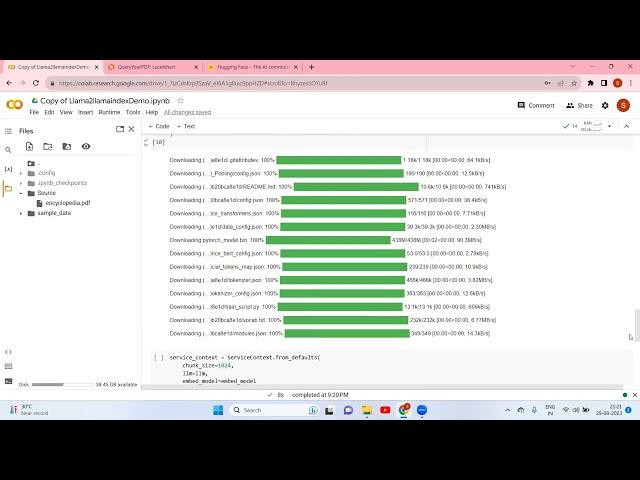 Colab - Talk to Your PDF Content with Llam2 Model and Llama Index