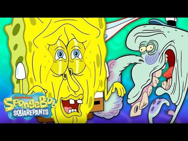 47 Times SpongeBob Got TOO Creepy  | SpongeBob