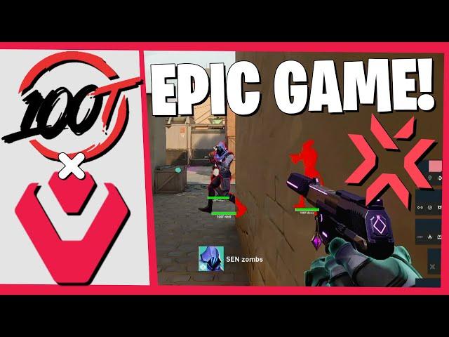 EPIC SEMI FINAL ! 100T vs SENTINELS HIGHLIGHTS | First Strike North America Regional Final