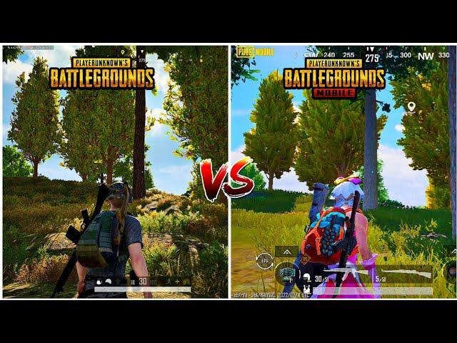 PUBG PC vs PUBG Mobile Comparison 2022. Which one is best?