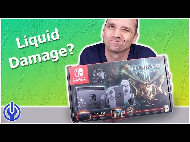 Nintendo Switch with SUGAR Damage??? Diablo 3  Special Edition