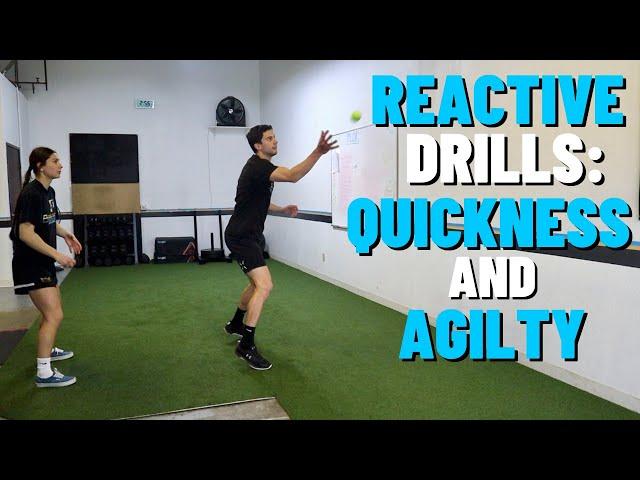 Reaction Training For Sports Performance | Reactive Drills For Athlete Quickness And Agility