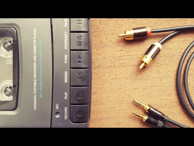 How to Record Digital Audio onto a Cassette Tape