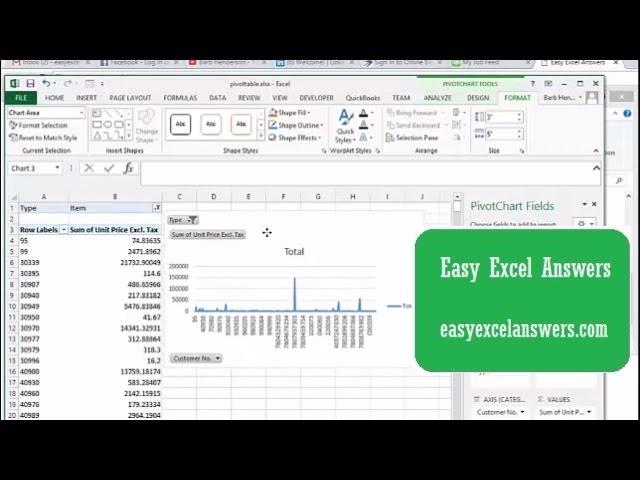 How to create Pivot Chart with Slicer in Excel