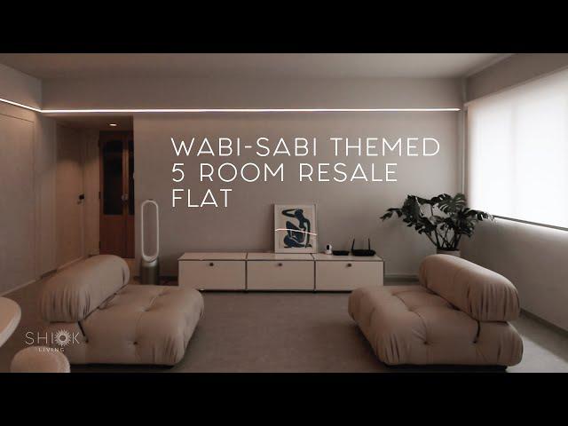 House tour of wabi-sabi themed 5 room resale | Shiok Living