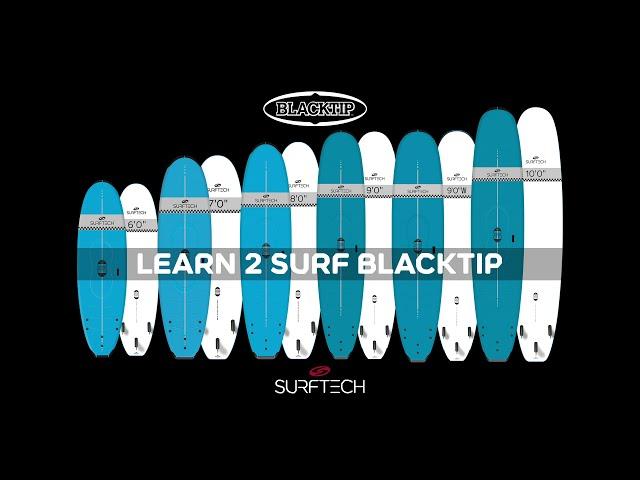 Learn 2 Surf Black Tip Soft Surfboards