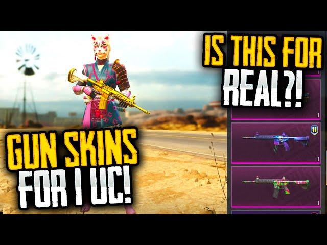 CHEAPEST WAY TO BUY A GUN SKIN IN PUBG MOBILE