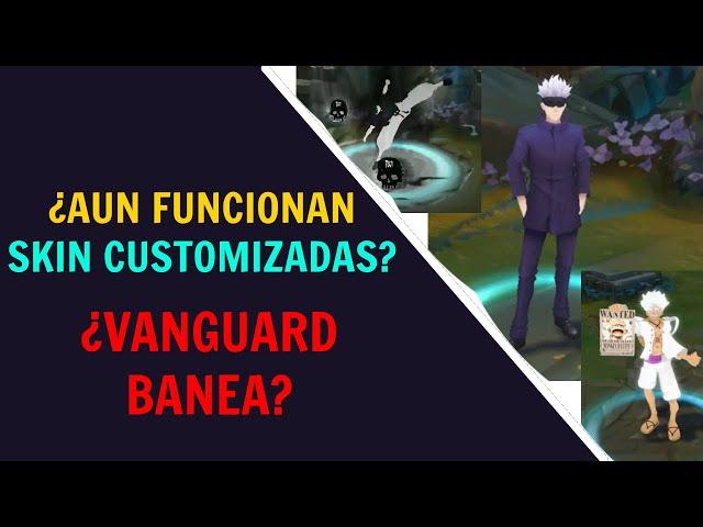 COMO USAR SKINS CUSTOM LOL 2024!!! VANGUARD lo PERMITE?