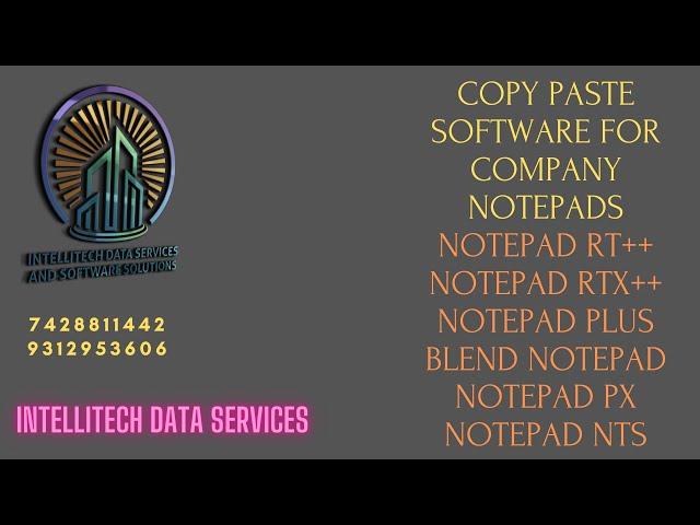 Notepad Rt++ Notepad Rt Notepad RTX copy paste Notepad Plus Blend Notepad Conversion Method/Software