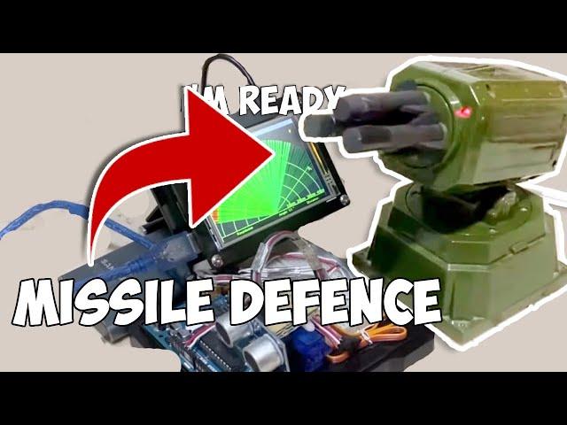 Arduino Missile Defense Radar System in ACTION | BLOWS UP "Spaceship Guy" | Robotix Geek