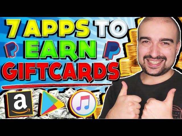 Top 7 Free Apps to Earn Gift Cards TODAY! - (Make Money With Your Phone)