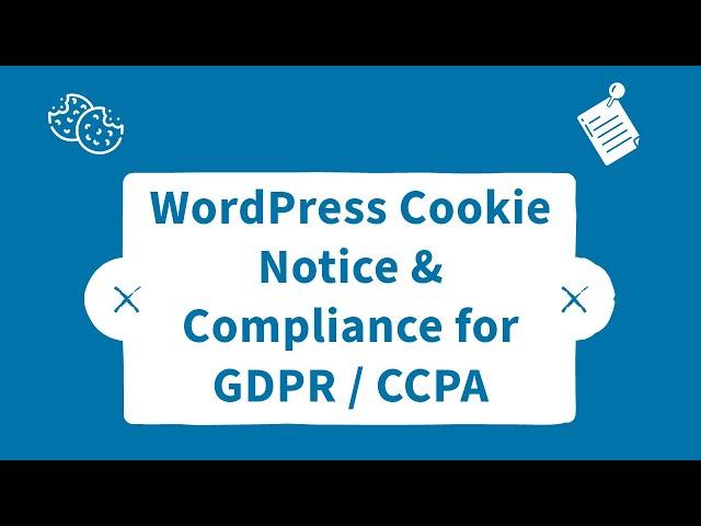 WordPress plugin for Cookie Notice & Compliance for GDPR / CCPA !