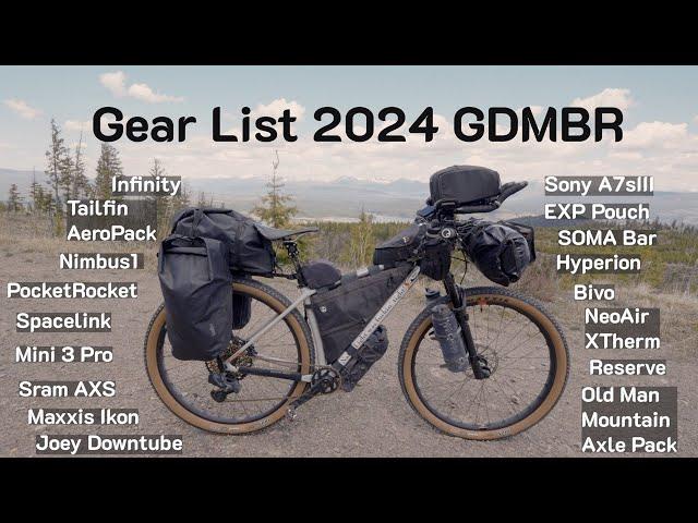 Gear List 2024 GDMBR