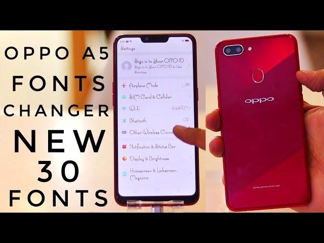 Oppo A5 Fonts Changer | Change Fonts in Oppo A5