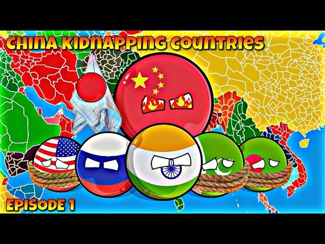 China Kidnapping Countries [Battle Of Super Natural Powers]#countryballs #geography