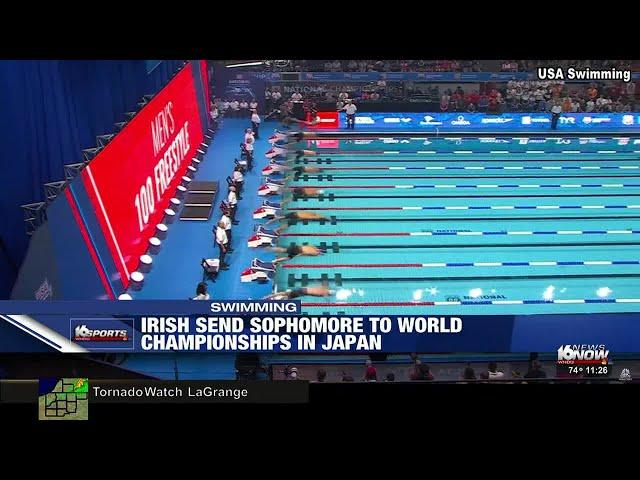 Irish send sophomore to world championships in Japan