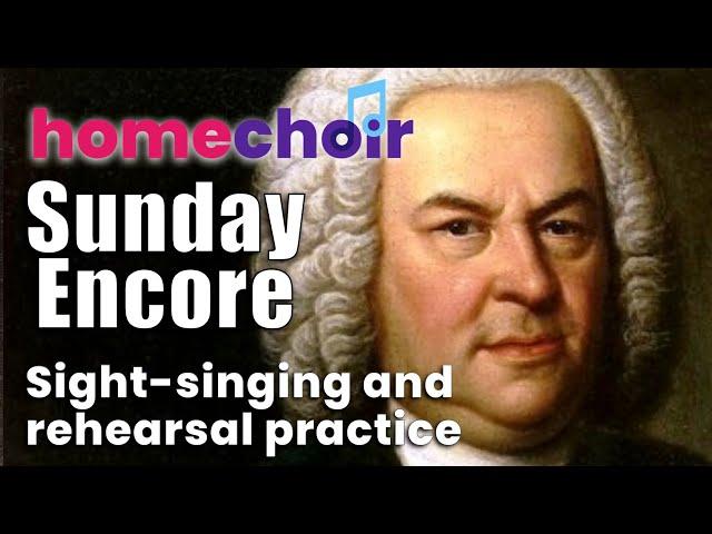 The Sunday Encore Episode Two - Bach, Handel, Vivaldi, Purcell and Burleigh