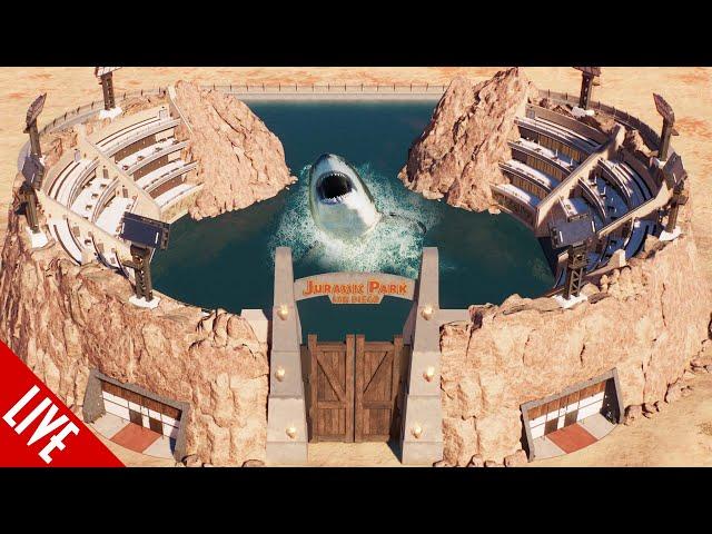  Turning The San Diego Amphitheater Into An Epic Lagoon | Jurassic World Evolution 2 LIVE