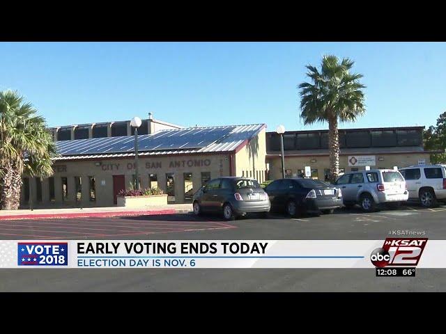 VIDEO: Locals line up for last day of record-breaking early voting run