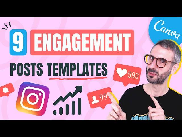 How to BOOST INTERACTION on SOCIAL MEDIA easily - Engagement Tips & Free Ready-made Templates