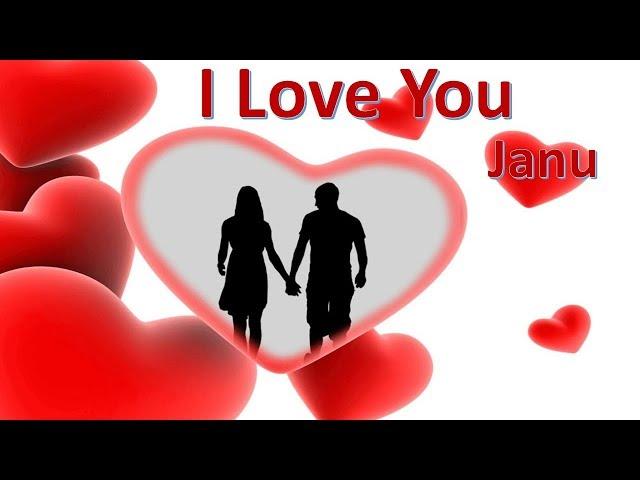 I Love You Janu - Love Whatsapp Status Video