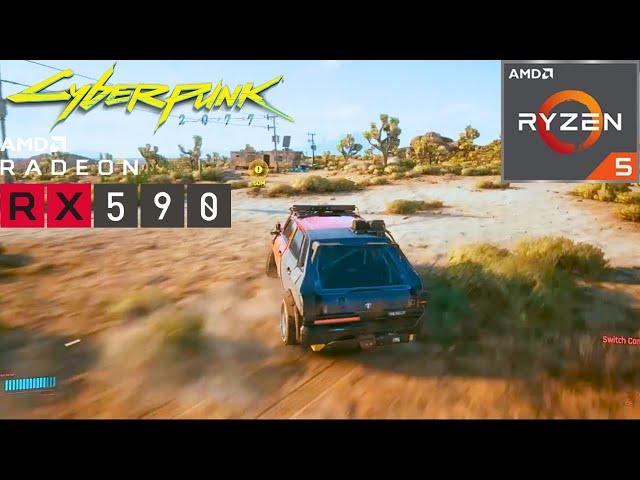 Cyberpunk 2077 | RX 590 + Ryzen 5 , 3500x | Medium, High and Ultra Graphics Test