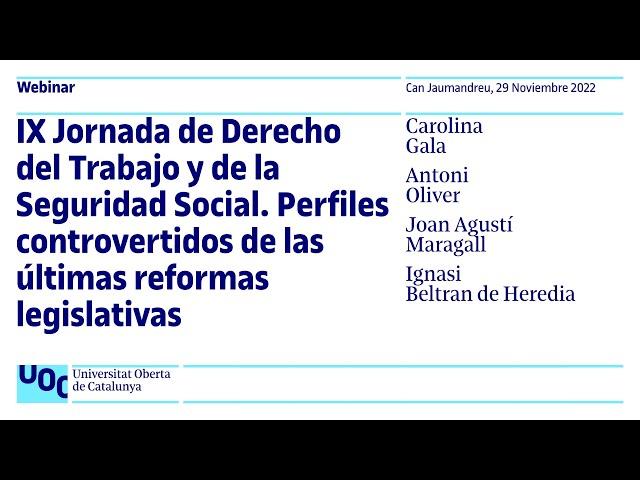 Perfiles controvertidos de las últimas reformas legislativas