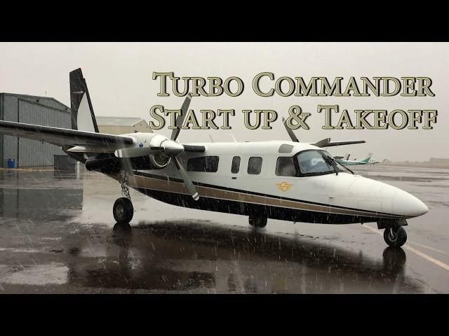 Turbo Commander - Start Up Procedures & Takeoff