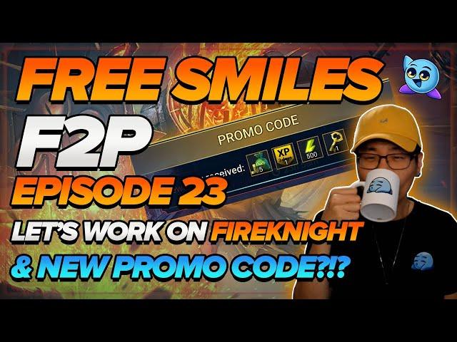 'F2P' THANKS PLARIUM ANOTHER NEW PROMO CODE!! | FREE SMILES - EPISODE 23 | Raid: Shadow Legends