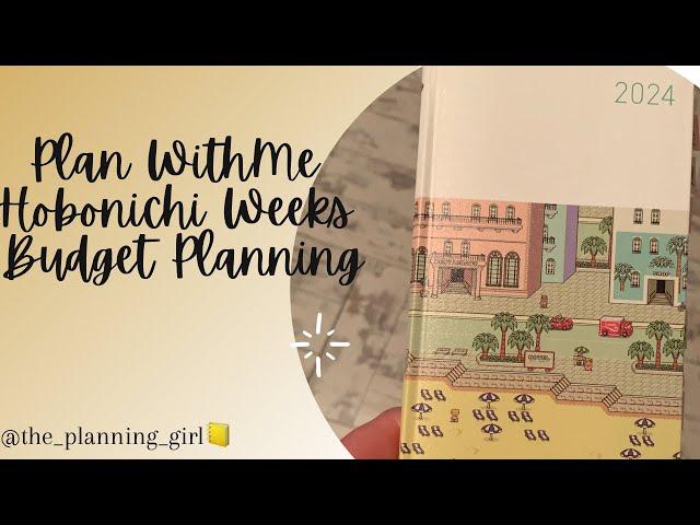 Budget Plan With Me | Hobonichi Weeks