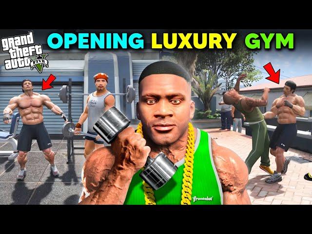 GTA 5 - I OPENED A GYM IN GTA 5 l GTA 5 GAMEPLAY @TechnoGamerzOfficial