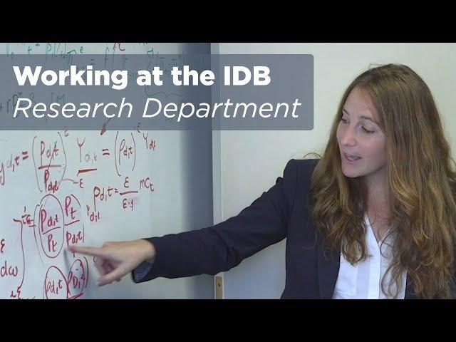 Working at the Inter-American Development Bank: Research Department