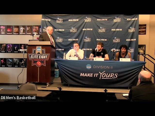 2023 NCAA Division II Men's Basketball Championship Post Game - West Liberty