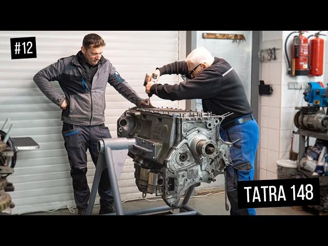 TATRA 148 - RESTORATION | WE ASSEMBLE THE LOWER PART OF THE ENGINE | PART 12