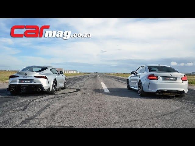 DRAG RACE: Toyota GR Supra 3,0T vs BMW M2 Competition M-DCT