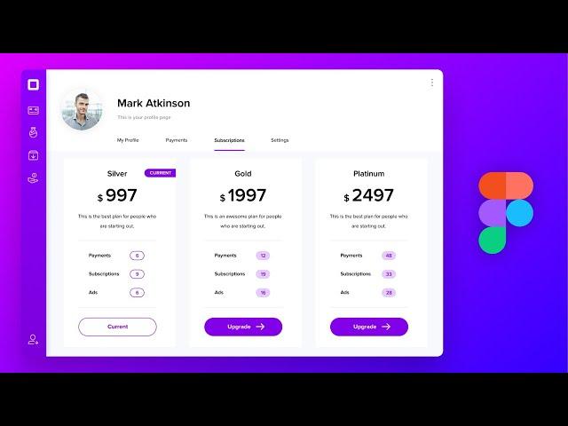 SaaS Web App UI Design in Figma: Step by Step tutorial