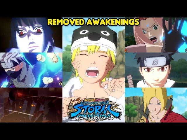 All Removed Awakenings-Naruto Storm Connections (All Unused Awakening From Naruto Storm Series)