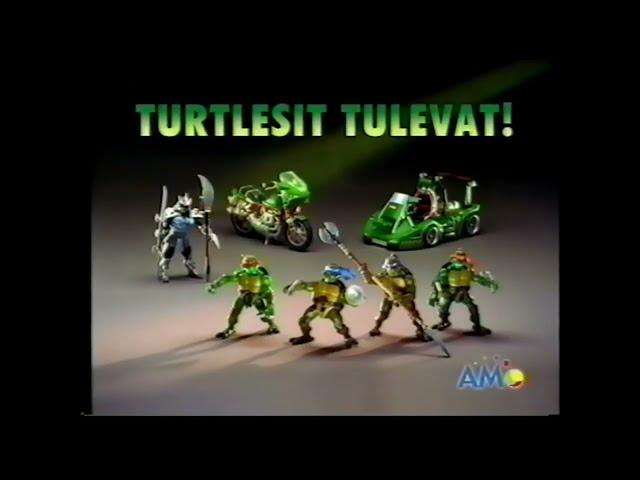 Teenage Mutant Ninja Turtles action figures commercial (Finnish version, 2004)