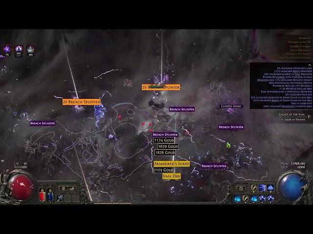 400%+ Projectile Speed Spark Gemling Legionnaire  | Path of Exile 2