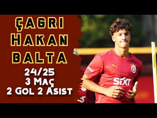 16 Yaşındaki Forvet Çağrı Hakan Balta Sezona Hızlı Başladı | Galatasaray u19