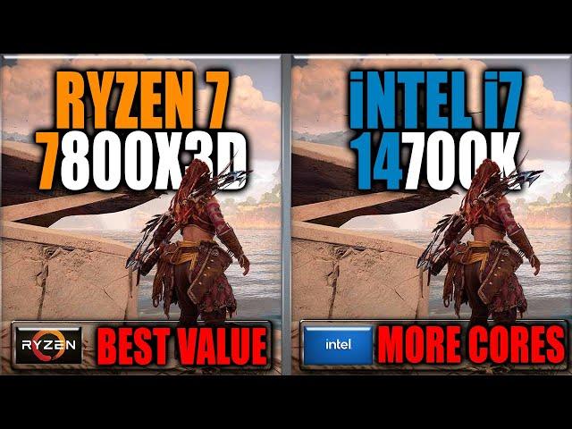 Intel i7 14700K vs Ryzen 7800X3D: Ultimate CPU Comparison & Benchmark for Gaming and Video Editing