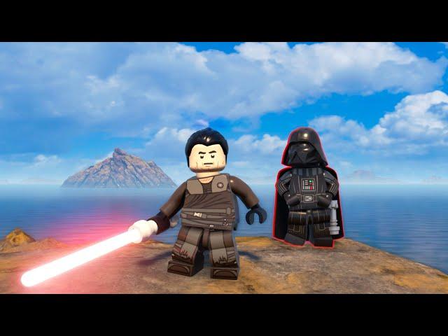 How Starkiller reacts when meeting Vader in LEGO Star Wars