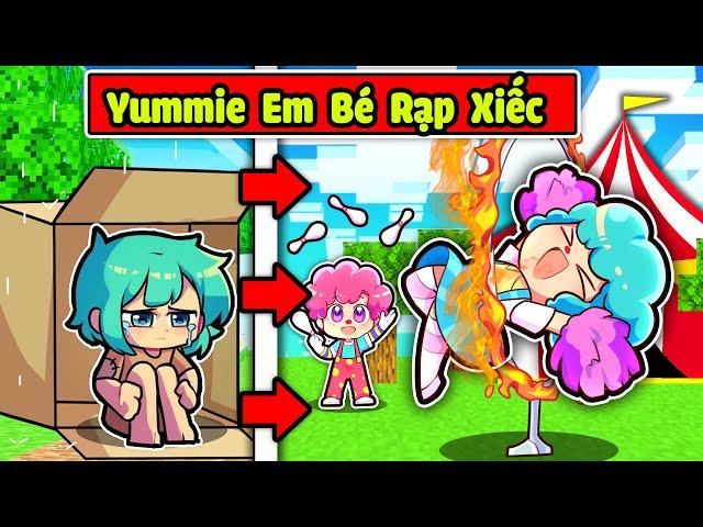 YUMMIE EM BÉ MỒ CÔI TRỞ THÀNH EM BÉ RẠP XIẾC TRONG MINECRAFT*CẶP ĐÔI RẠP XIẾC 