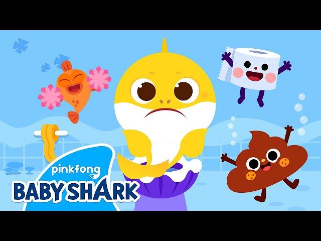 [NEW] Baby Shark's Potty Song | Potty Training Song for Kids | Baby Shark Official