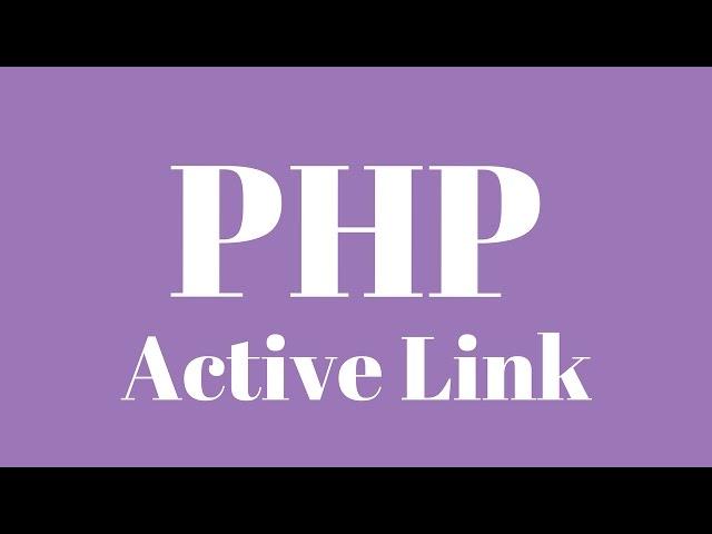 Adding an active class link to menu items when using PHP include function